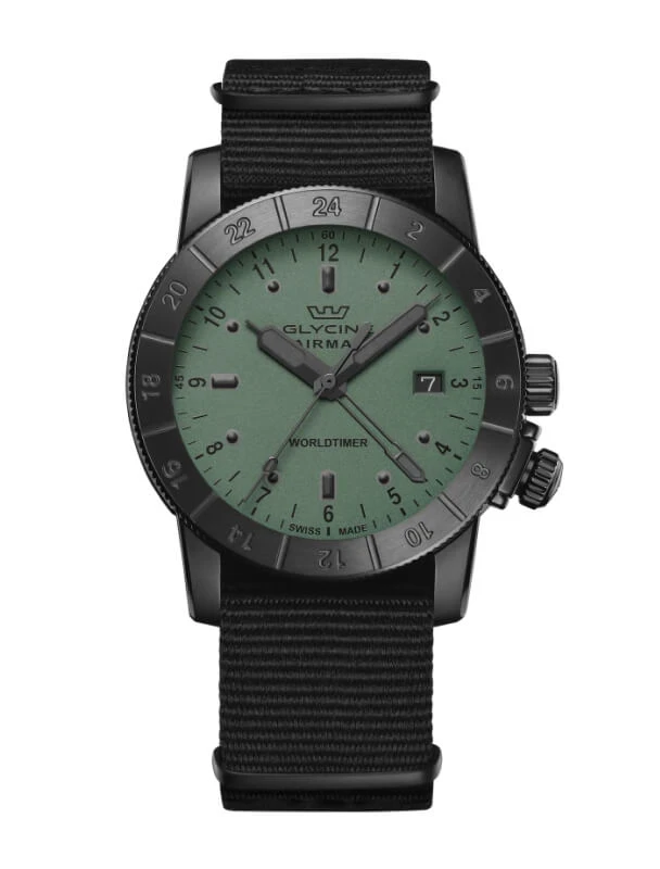 Glycine Airman Contemporary Dual Time 24H 42mm Ref:GL1024