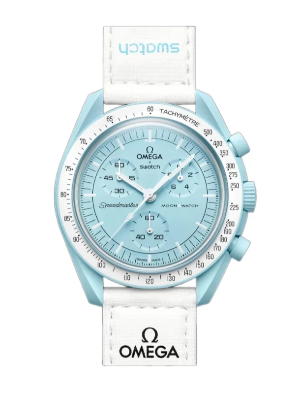 Omega x Swatch Bioceramic Moonswatch Ref:SO33L100