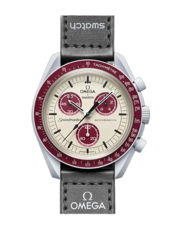 Omega x Swatch Bioceramic Moonswatch Ref:SO33M101